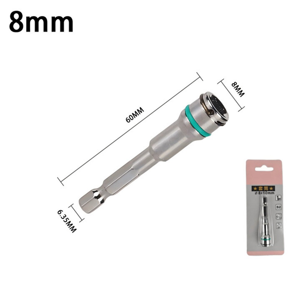 Hex Shank Magnetic Nut Driver Drill Adapter Socket for Screwdriver Tools - Picture 20 of 40