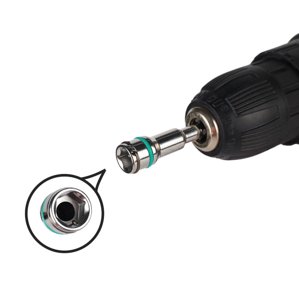 Hex Shank Magnetic Nut Driver Drill Adapter Socket for Screwdriver Tools - Picture 23 of 40