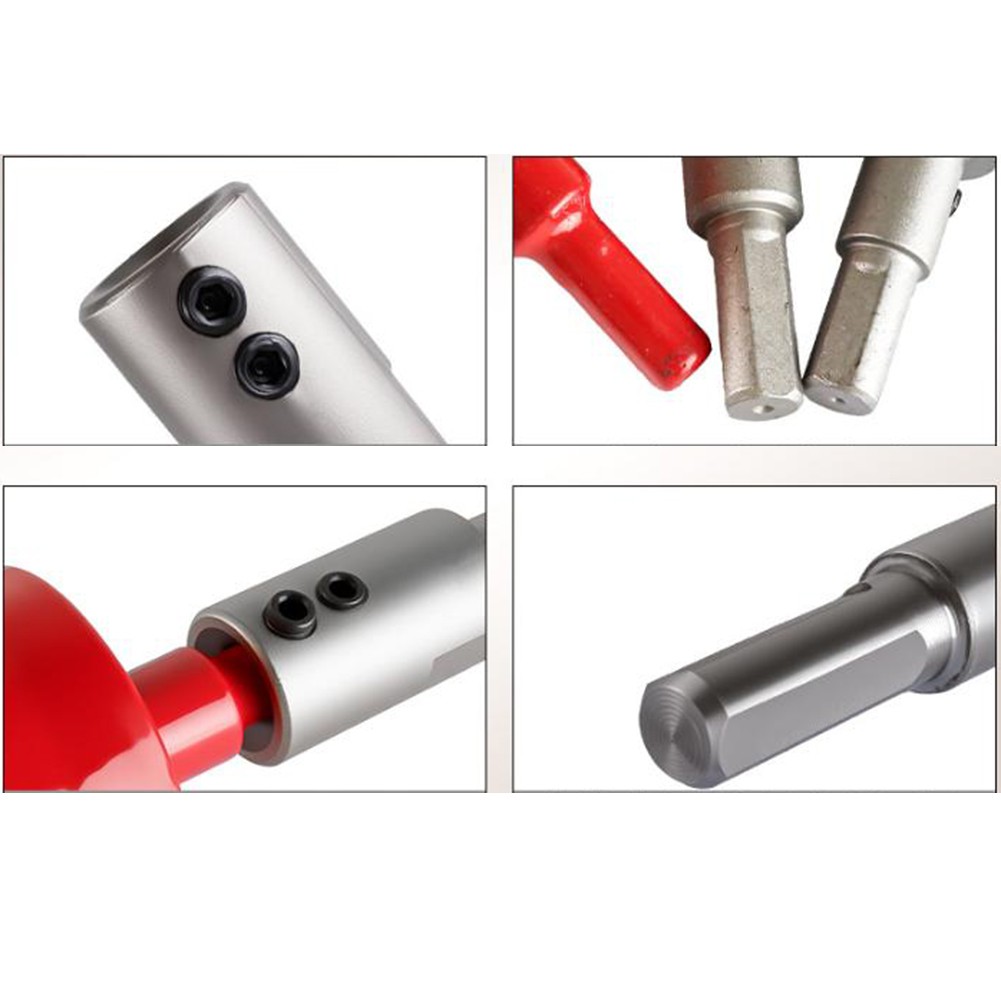 Bit Extension Set Triangular Handle Adapter DIY Installation Metal Material