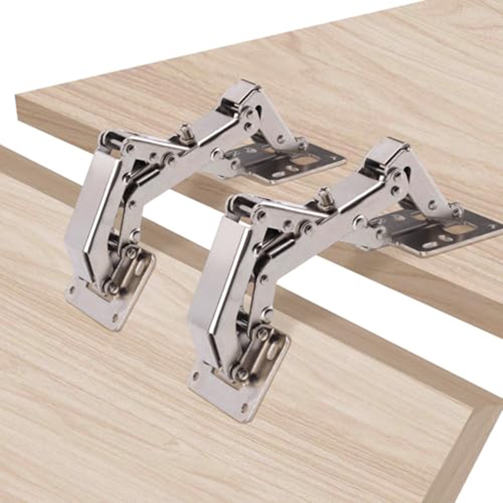 Adjustable Hydraulic Cabinet Hinges 170 Degree Stainless Steel with Screws