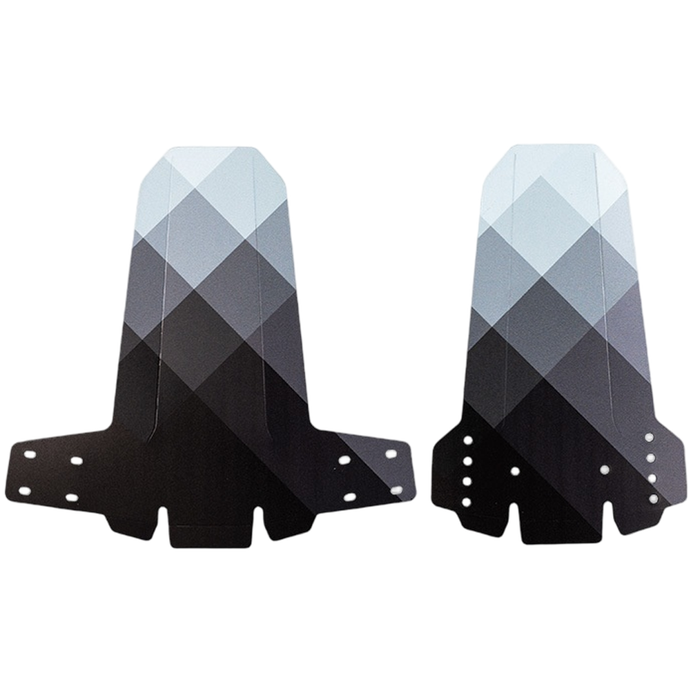 Foldable Front Rear Bike Mudguards for Mountain Bikes with Strap Fixation