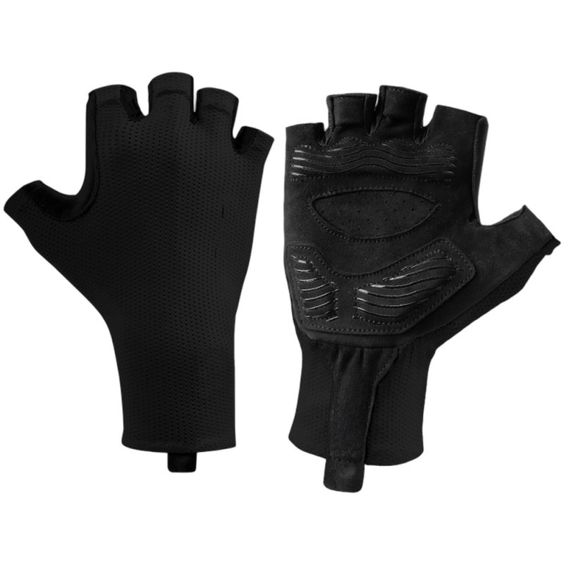 Shock Absorption Half Finger Cycling Gloves for Men Women with Breathable Mesh