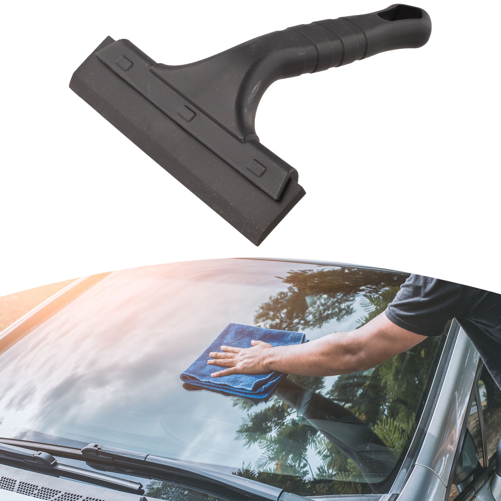 Easy to Use Multifunctional For Window Cleaning Wiper with Silicone Scraper