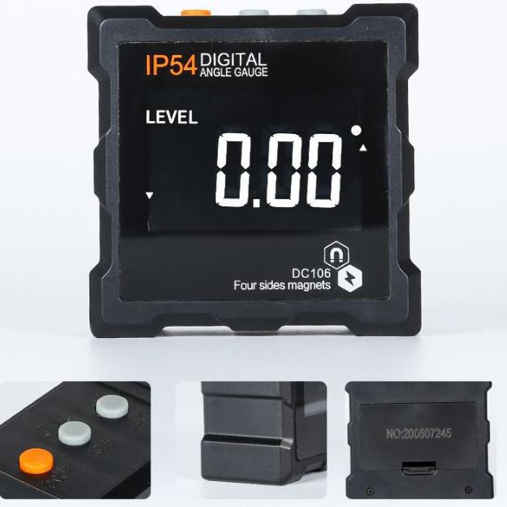 High Precision Digital Inclinometer with IP54 and Easy Operation LCD Screen