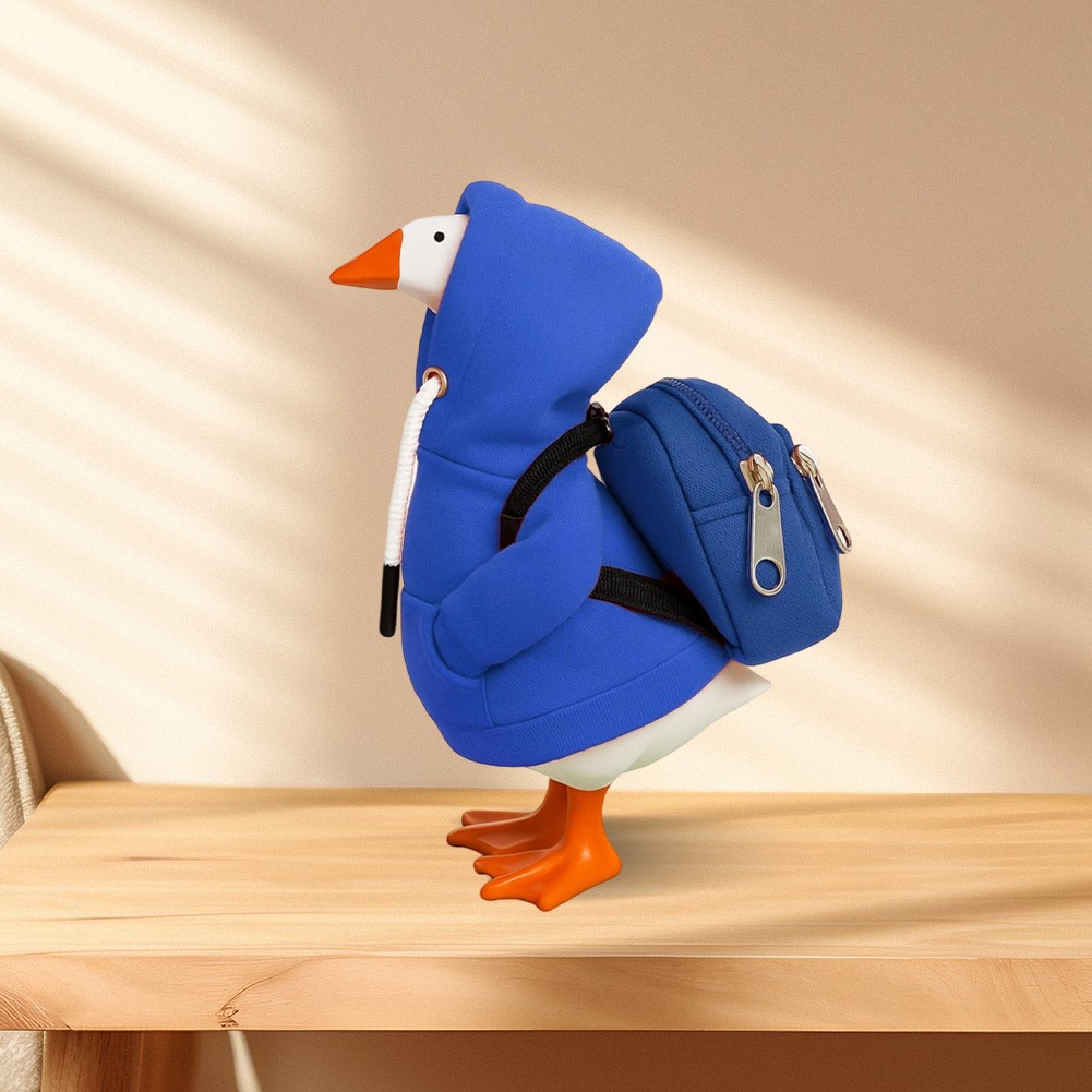 Set costume da oca scrivania 7 pollici ritorno a scuola felpa con cappuccio più mini zaino - Foto 32 di 33