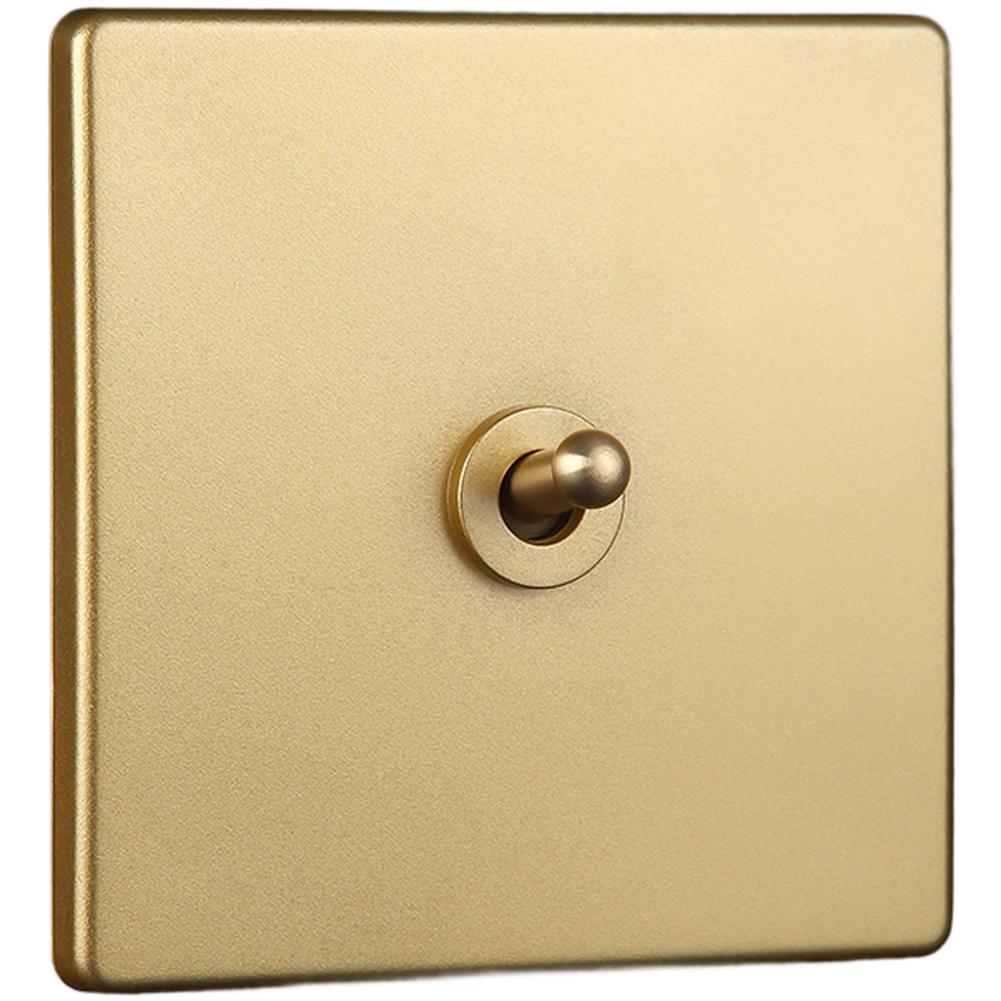 Brass Switch Retro Light Switch Elegant Home Decor Red Copper Components