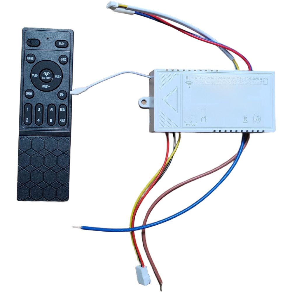 Ventilator Lichtsteuerung für LED Deckenventilatoren mit Fernbedienung und Farbsteuerung - Bild 9 von 12