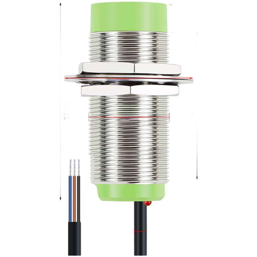 CR30 Series M30 Capacitive Proximity Switch Sensor with 15mm Sensing Range