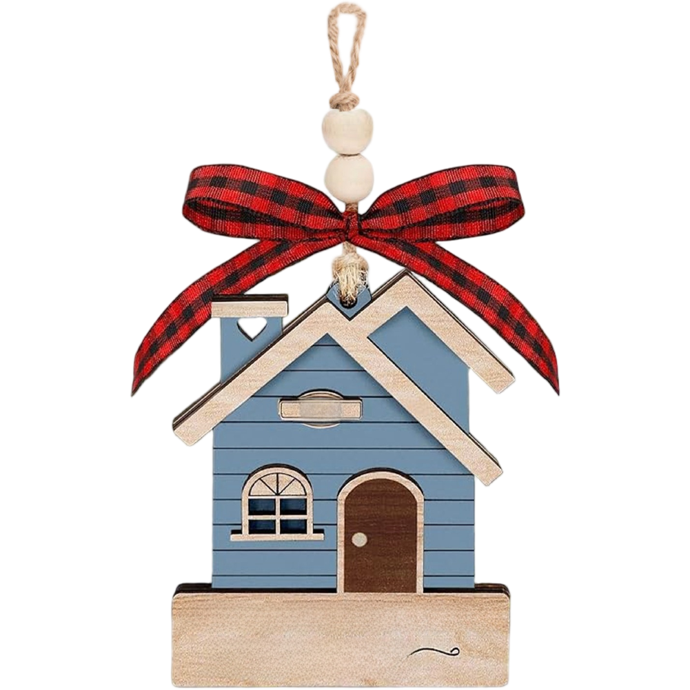 Europäischer Stil hängende Holz Auto Ornament mit Seil für Zuhause oder Auto - Picture 23 of 26