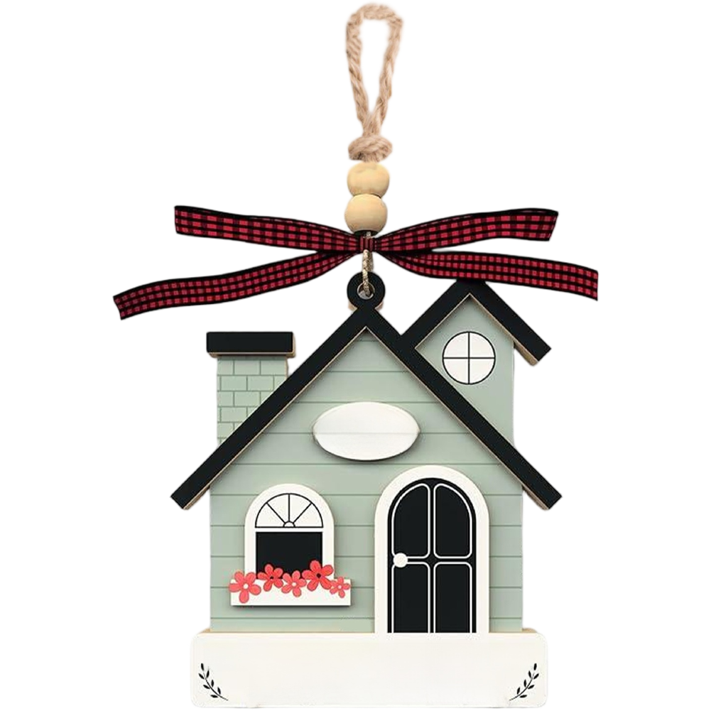 Europäischer Stil hängende Holz Auto Ornament mit Seil für Zuhause oder Auto - Picture 19 of 26