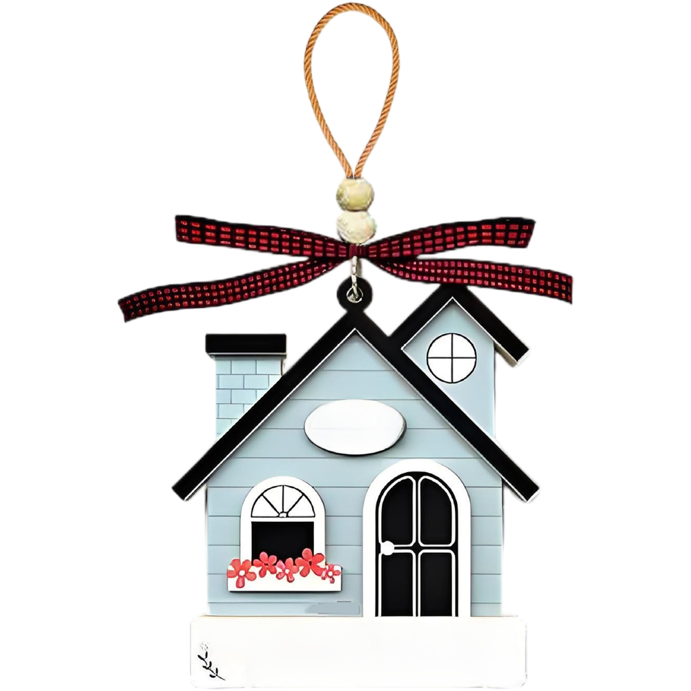 Europäischer Stil hängende Holz Auto Ornament mit Seil für Zuhause oder Auto - Picture 21 of 26