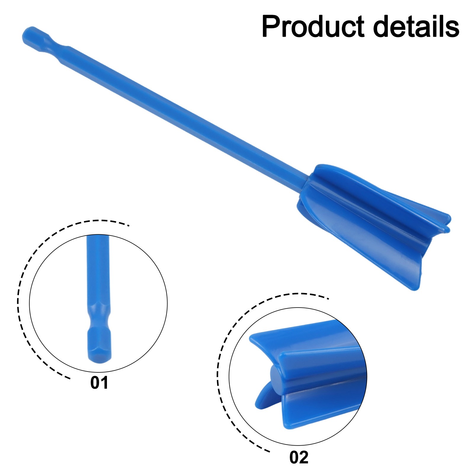 Drill Bit Resin Head Stirrer Attachment Liquids Mixer Replacement - Picture 58 of 62