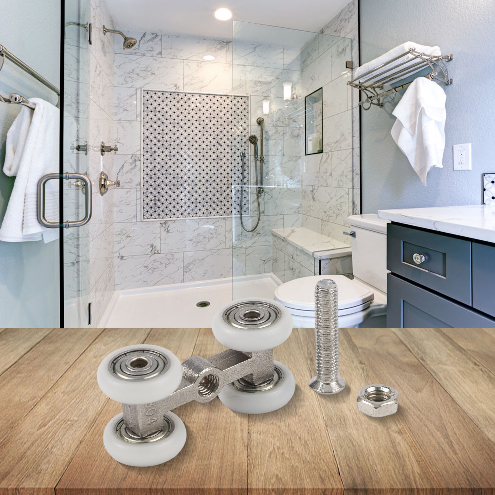 Stable Performance Hanging Wheels Roller Load Bearing Durability High Quality