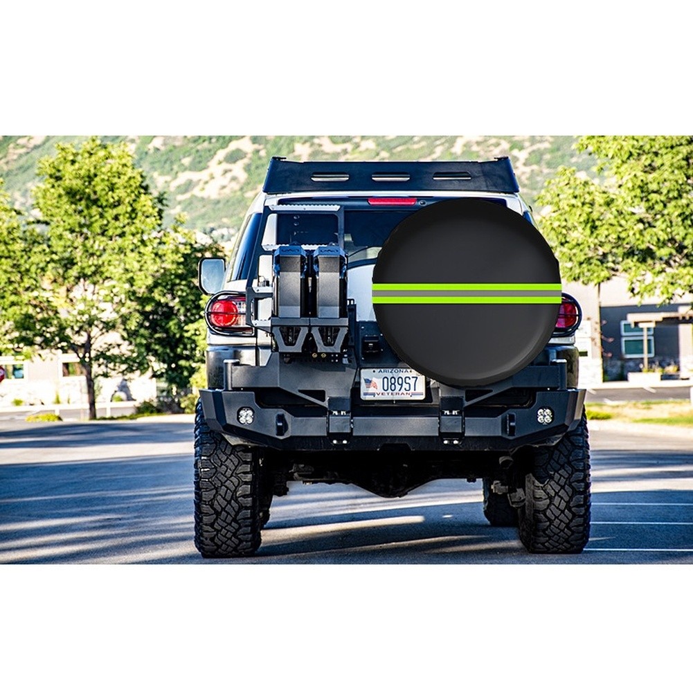 Car Tire Cover Waterproof with Reflective Safety Strips for RV and Truck Use - Picture 28 of 34