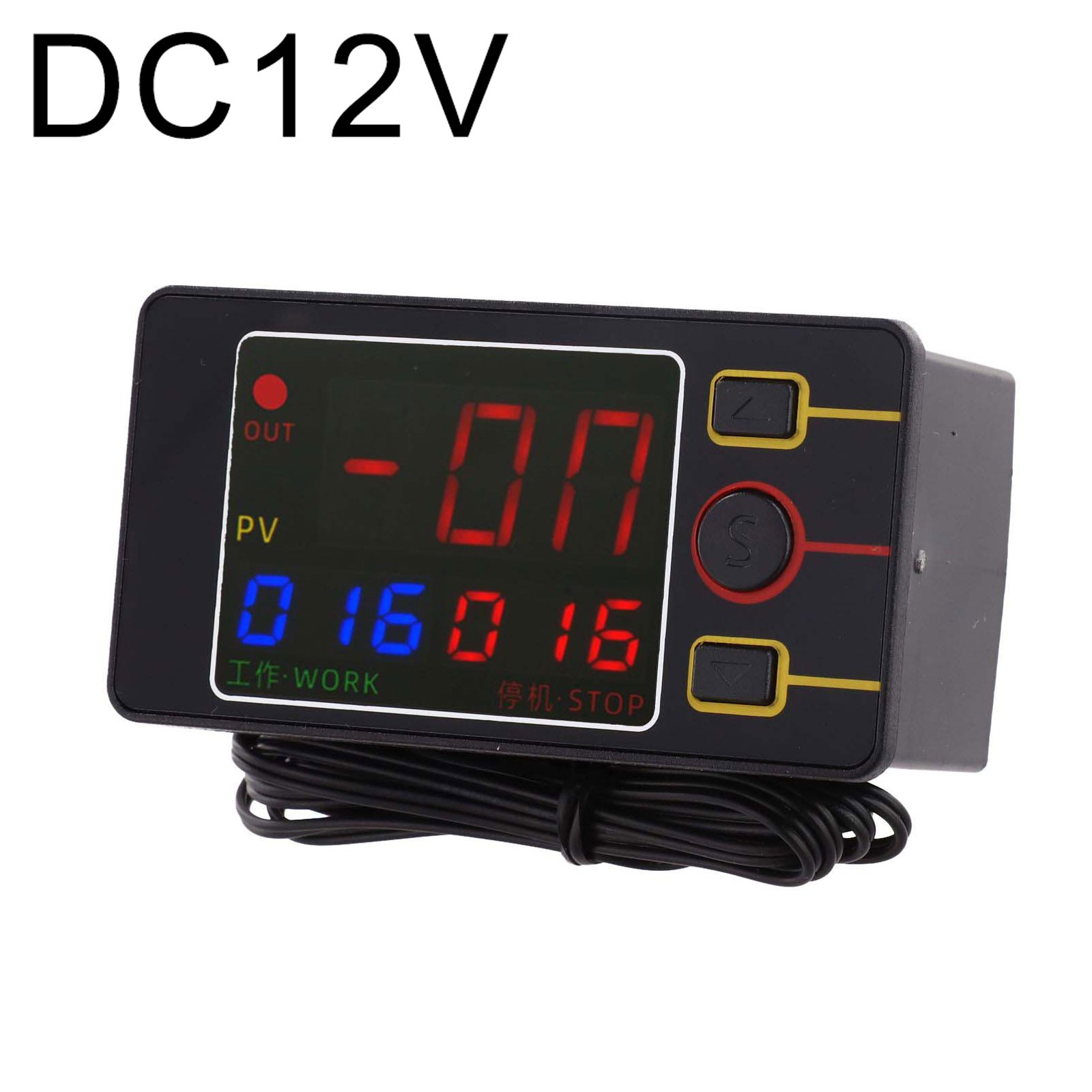 Temperature Time Control for relay with Automatic Activation and Power Off