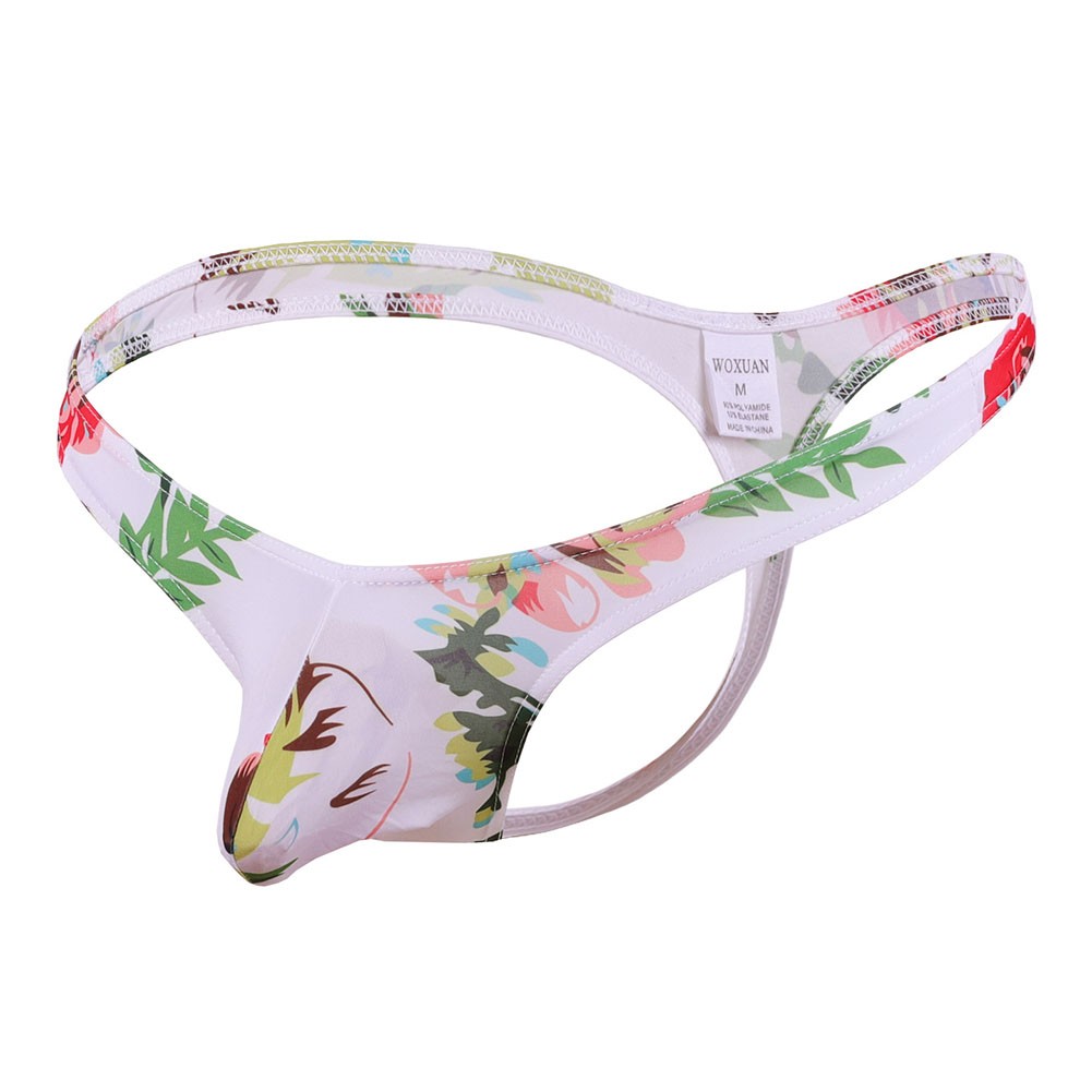 Breathable G-string Print Thong Casual Wear 90% Nylon Fabric All Season Wear - Picture 9 of 9