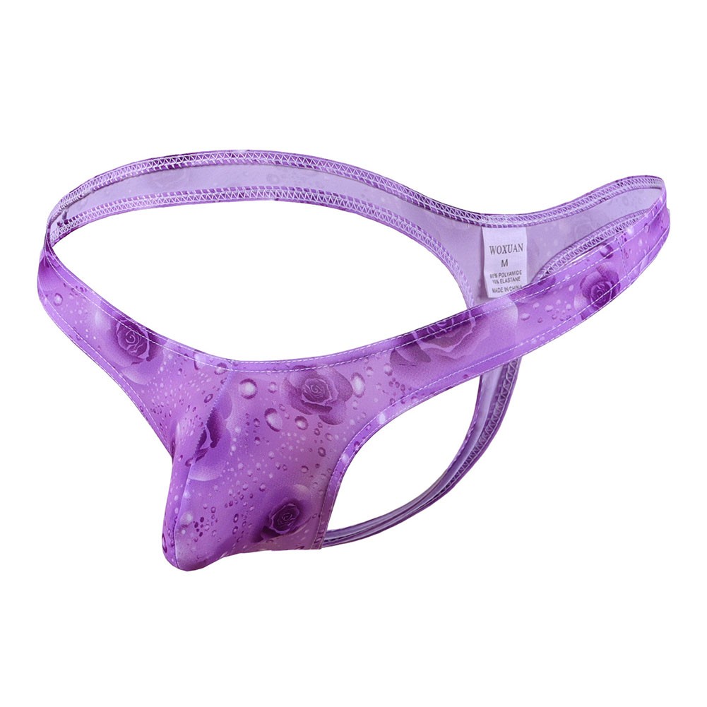 Breathable G-string Print Thong Casual Wear 90% Nylon Fabric All Season Wear - Picture 6 of 9