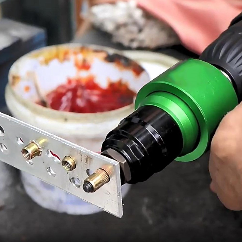 Electric Rivet Tool Adapter Kit for Effective Riveting with Drill or Ratchet