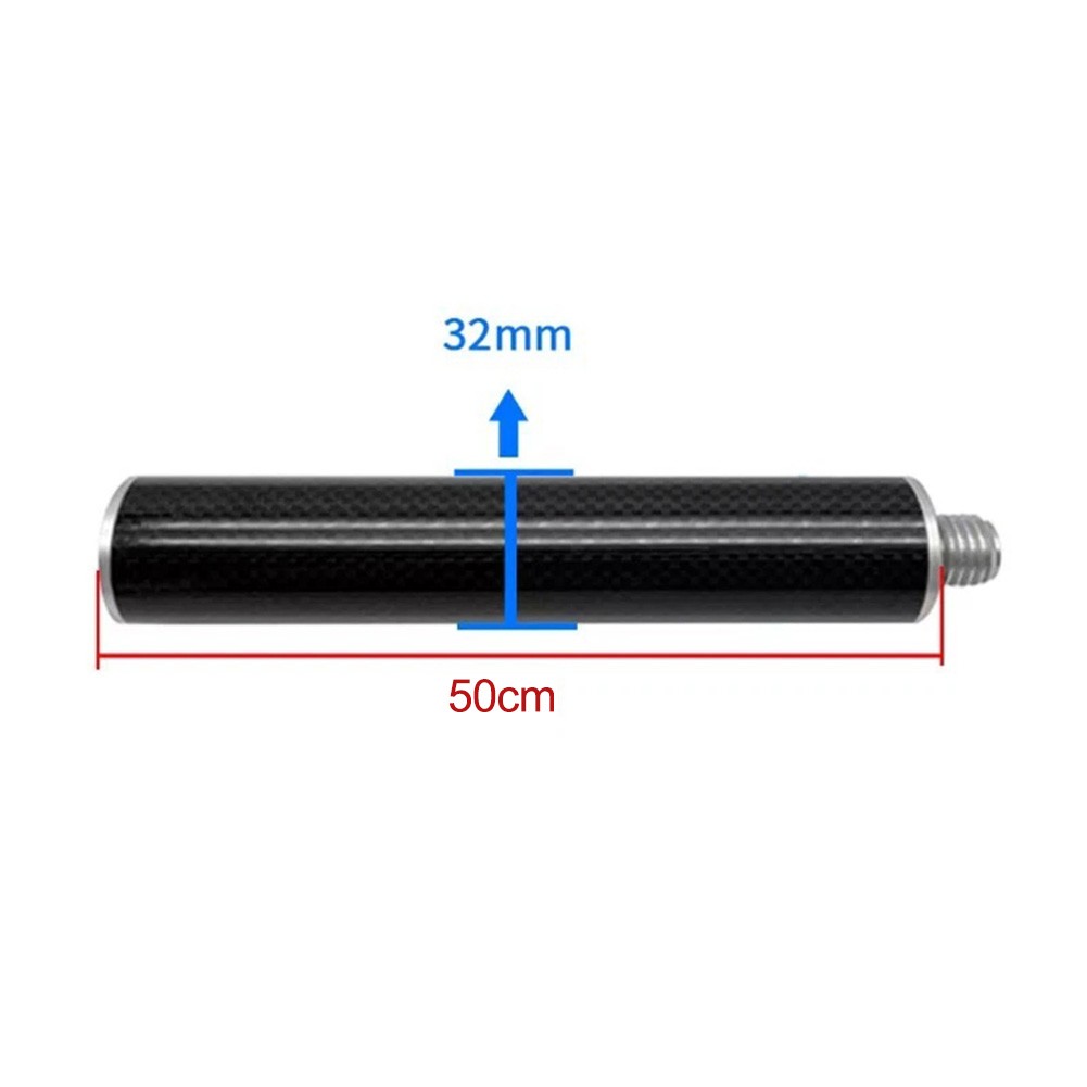 Carbon Fiber Surveying Pole 32mm Diameter with 5 8 X 11 Thread Compatible Rod - Picture 14 of 14