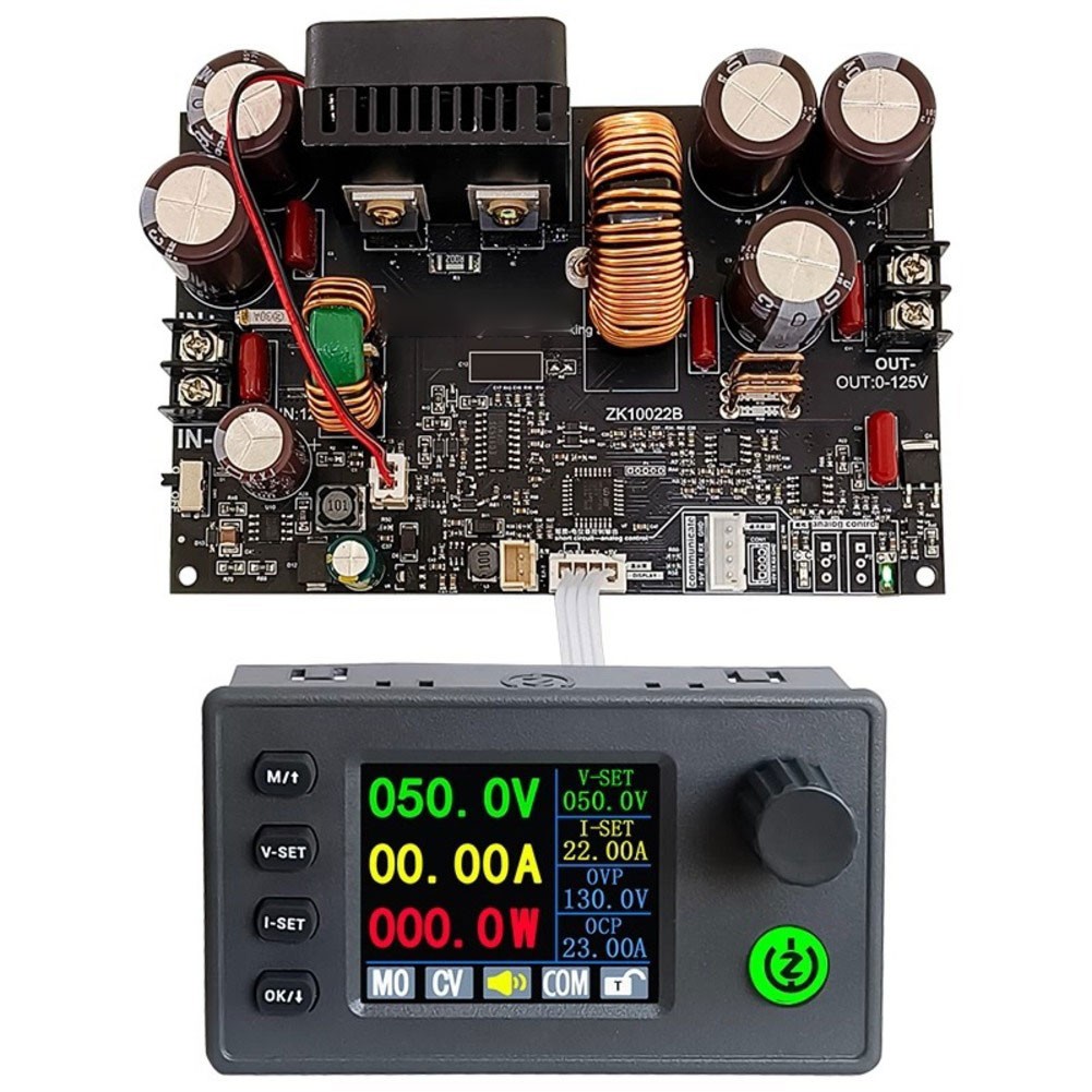 10022C DC Step Down Power Supply with Color Screen and Enhanced Performance