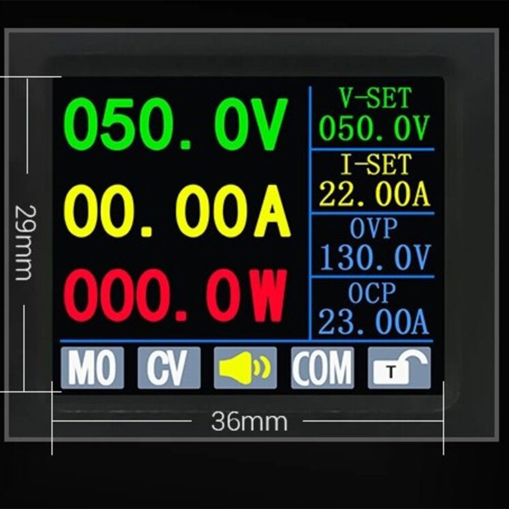 10022C DC Step Down Power Supply with Color Screen and Enhanced Performance