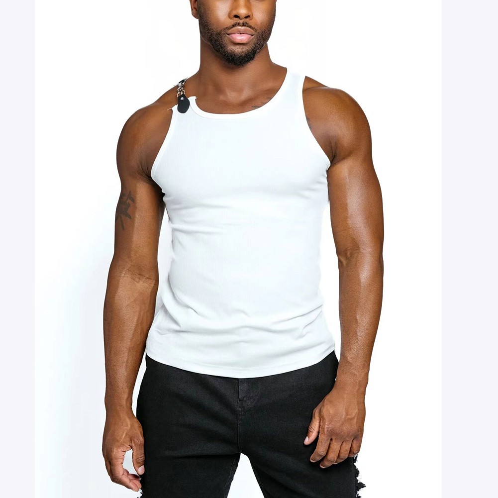 Simple Yet Stylish Ribbed Vest for Women with Moderate Stretch for Movement