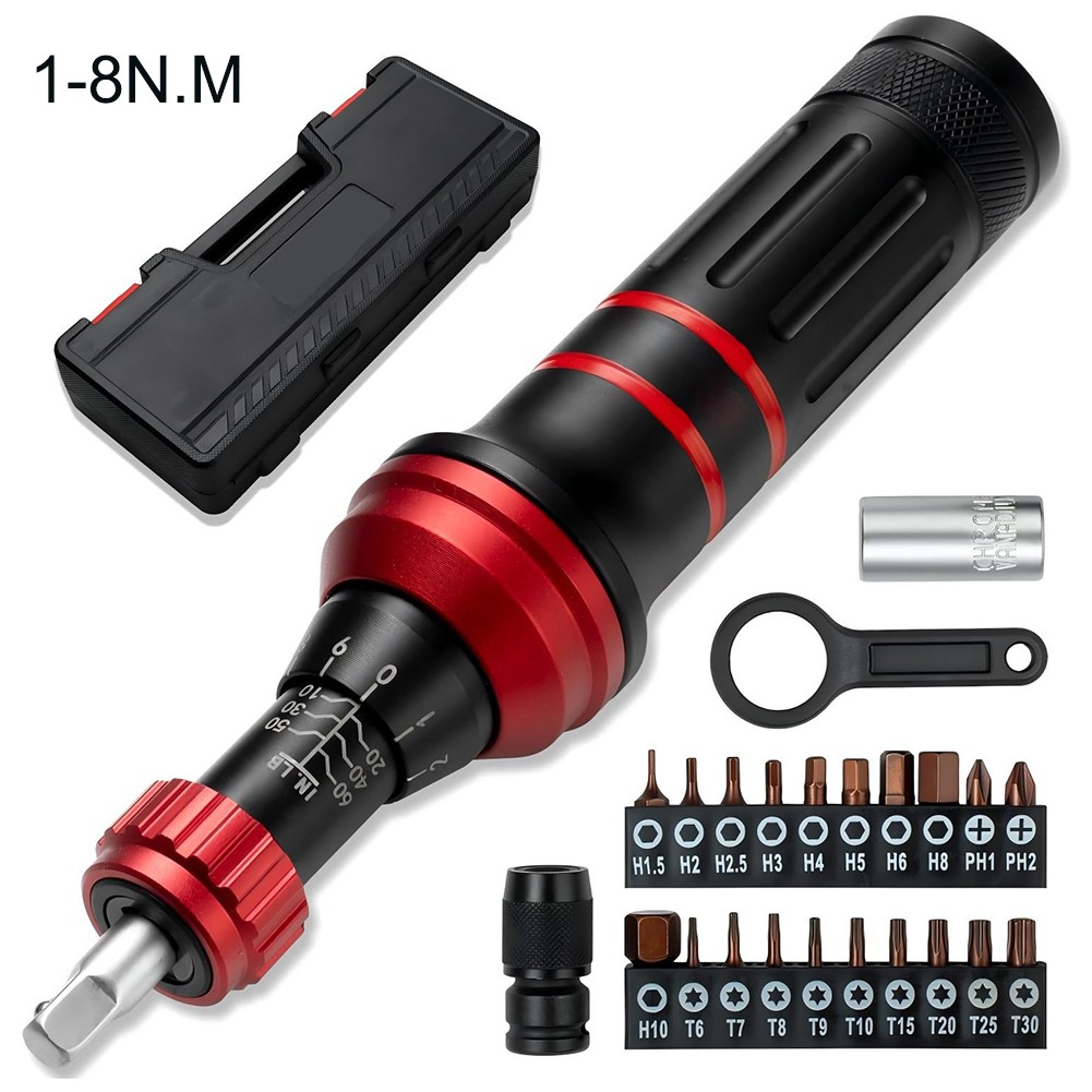 Torque Screwdriver Set With Calibration Accuracy And Comprehensive Accessories