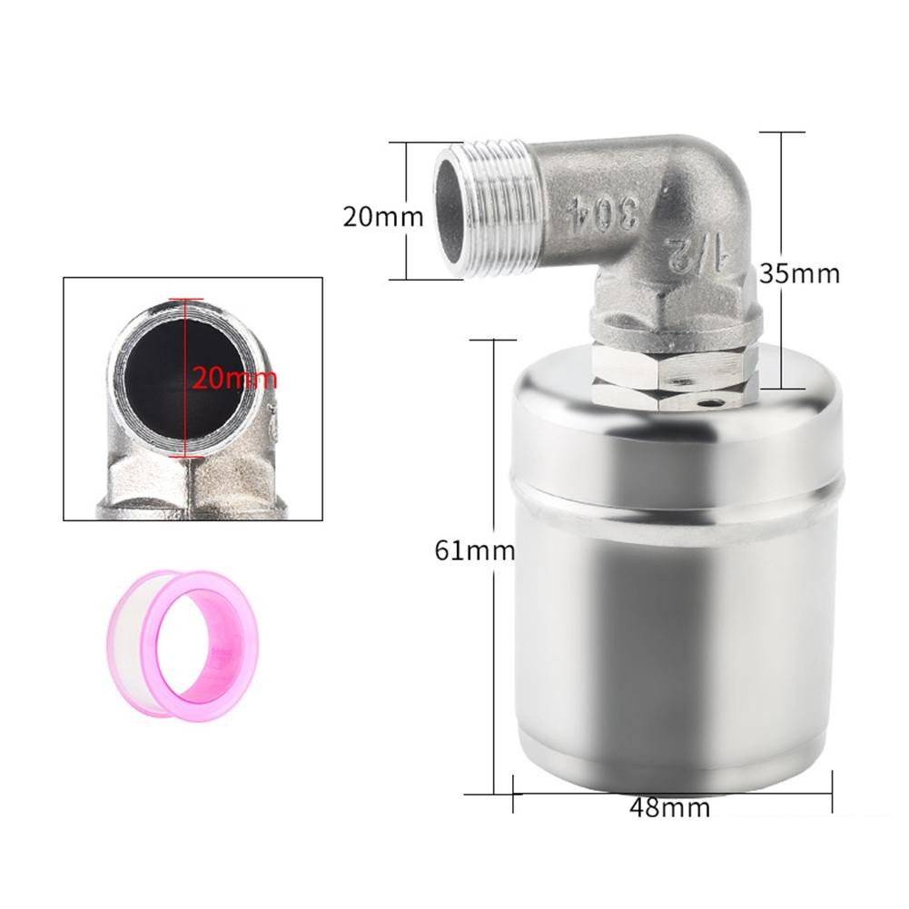 Stainless Steel 304 Float Valve Water Level Controller for Auto Refill