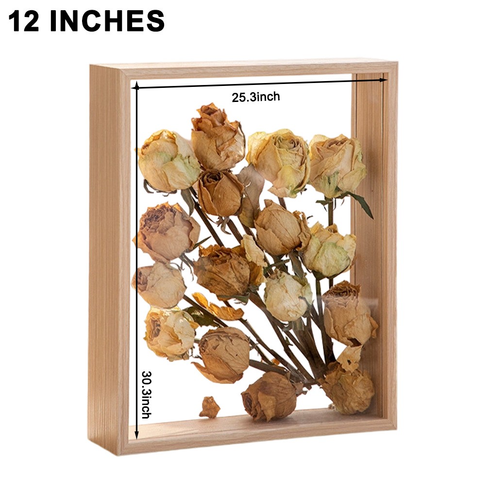 干花装饰 木制相框 多功能相框 家居装饰 照片展示 节日装饰 与干花完美结合 充满光线的设计 提升室内美感 易于安装与使用 赠送至亲友的理想选择