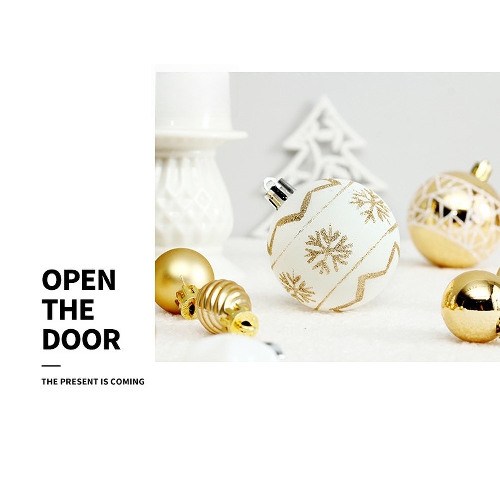 Christmas Ball Ornaments Festive Home Decoration Christmas Party Decor - Picture 32 of 32