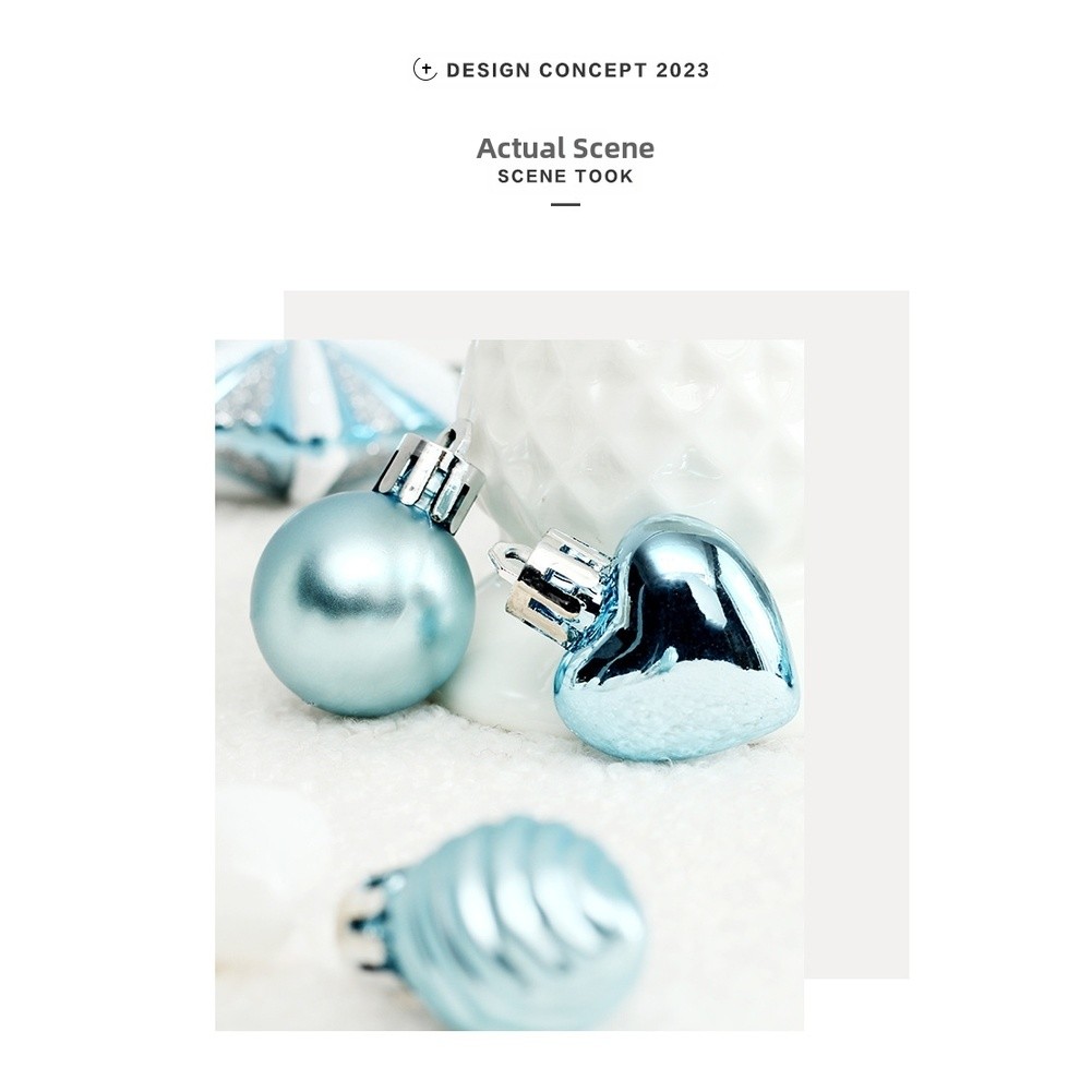 Christmas Ball Ornaments Festive Home Decoration Christmas Party Decor - Picture 26 of 32