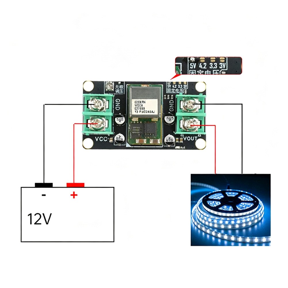 Spannungseinstellmodul 20A DC Stepdown für Auto und Elektronik 1 Stück - Picture 15 of 17
