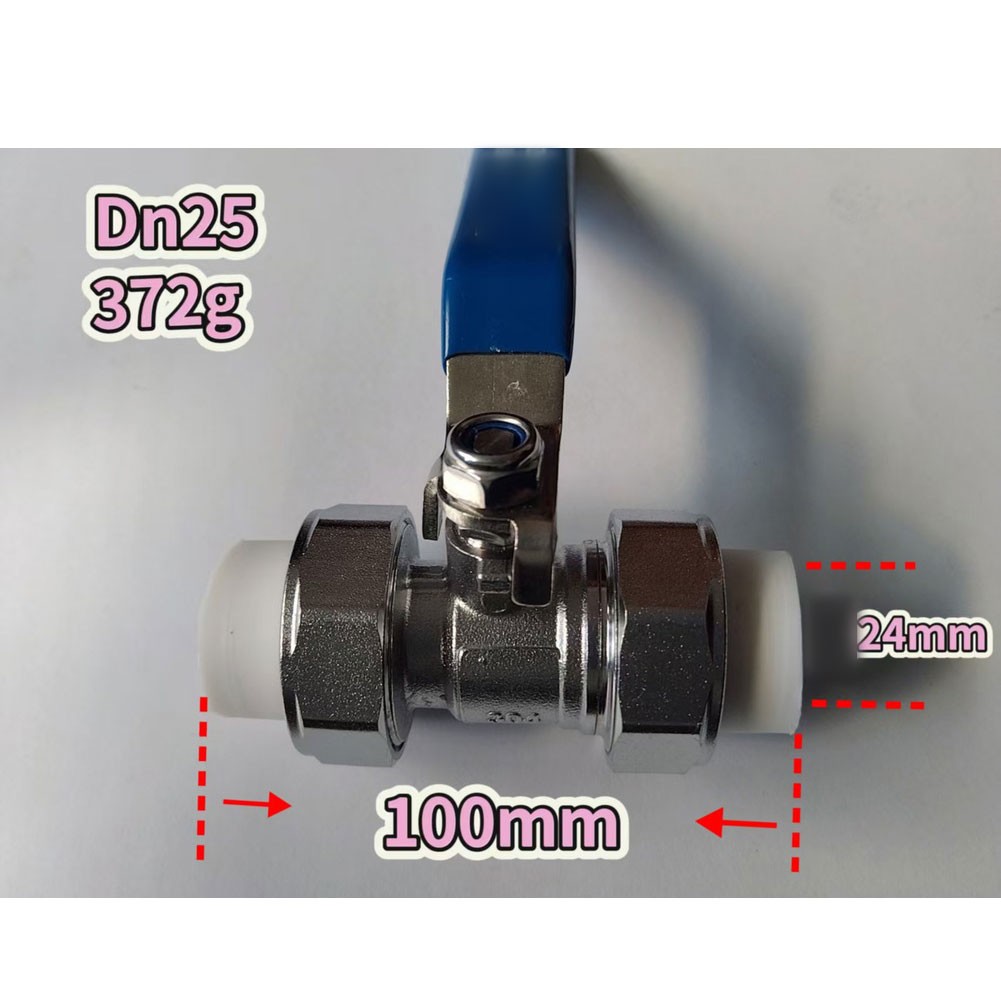 Handschalter 304 Edelstahl Kugelhahn DN20 DN32 mit weicher Dichtungsfunktion - Picture 19 of 20