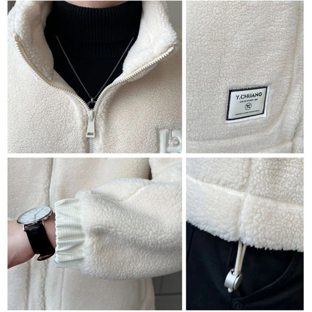 Casual Outings Korean Casual Coat 70% Polyester 30% Spandex Casual Daily Outdoor - Picture 32 of 35
