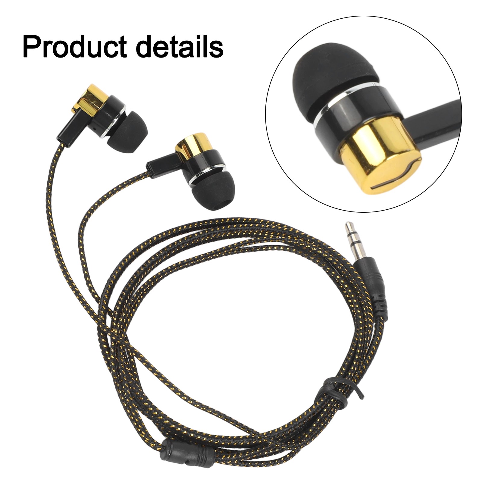 Earphone 3.5mm Audio Connector Noise Isolation Design 32 Ohm Impedance - Picture 25 of 72