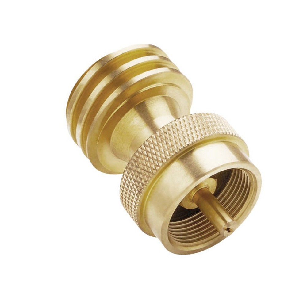 Conector de latón adaptador de tanque de propano de 1 lb a 20 lb para conexión de tanque de propano pequeño - Imagen 14 de 22
