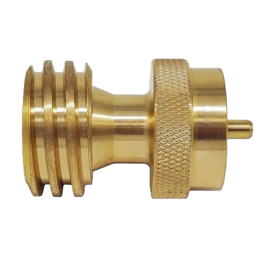 Conector de latón adaptador de tanque de propano de 1 lb a 20 lb para conexión de tanque de propano pequeño - Imagen 13 de 22