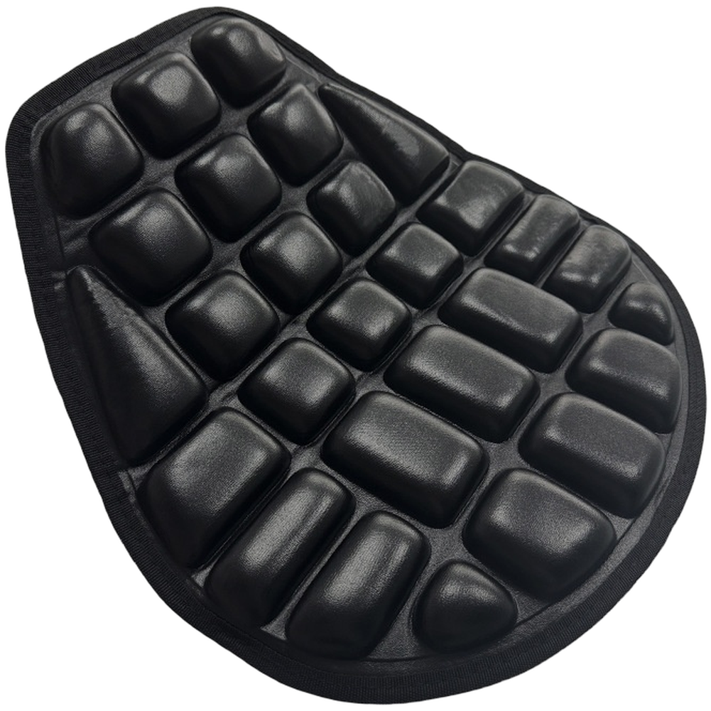 Breathable Raised Pattern Motorcycle Seat Cushion for Long Ride Comfort