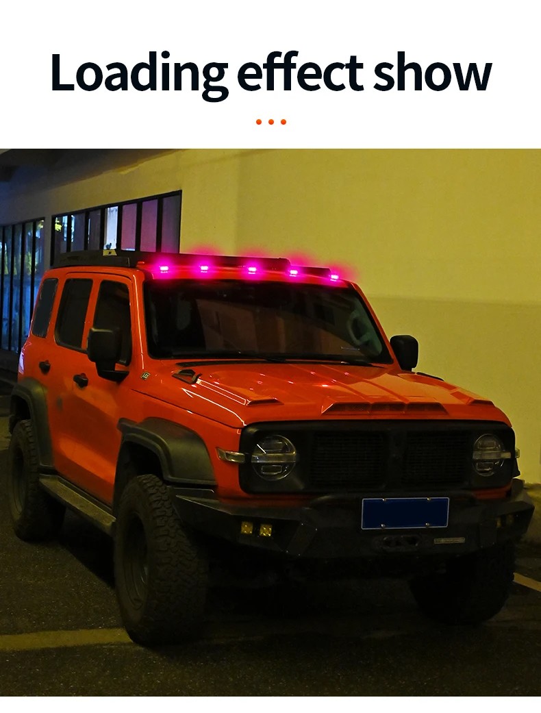 Luz Estroboscópica LED para Cola de Camión USB Energía Solar Control Remoto con Colores RGB - Imagen 24 de 34