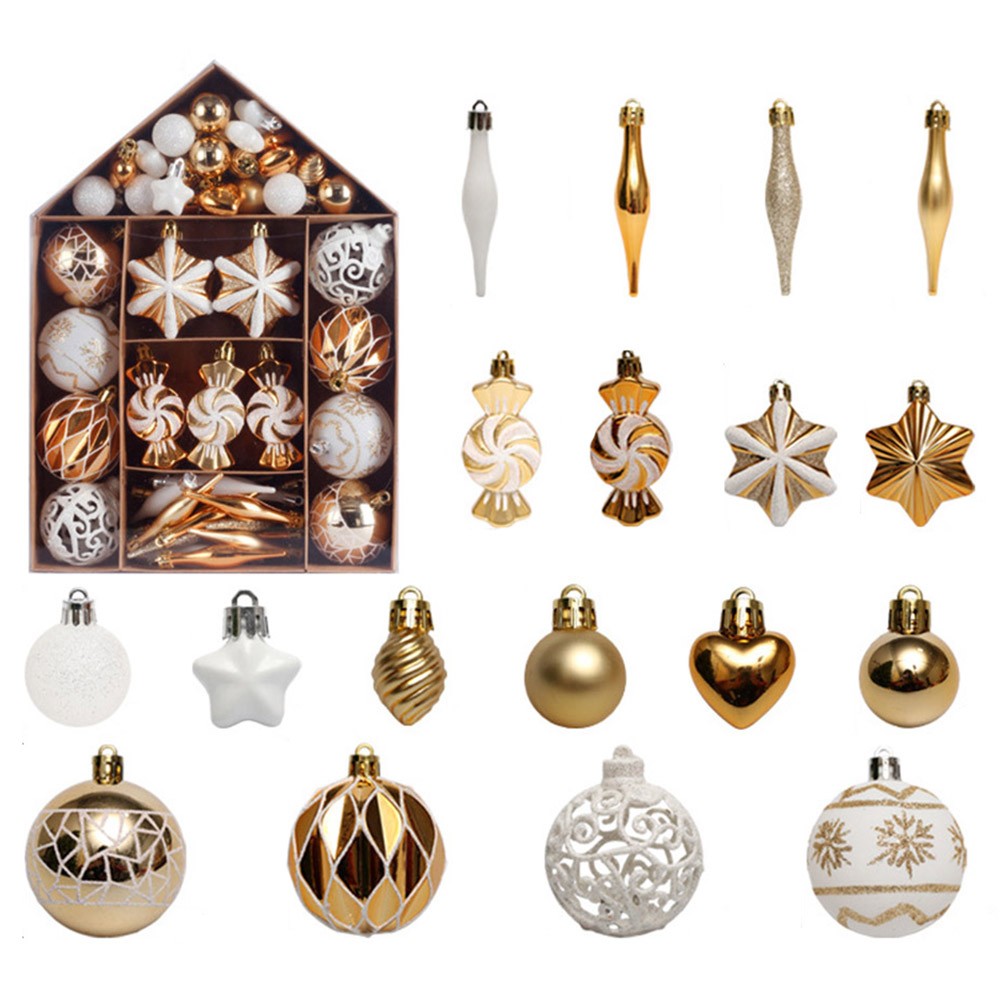 Christmas Ball Ornaments Festive Home Decoration Christmas Party Decor - Picture 31 of 32
