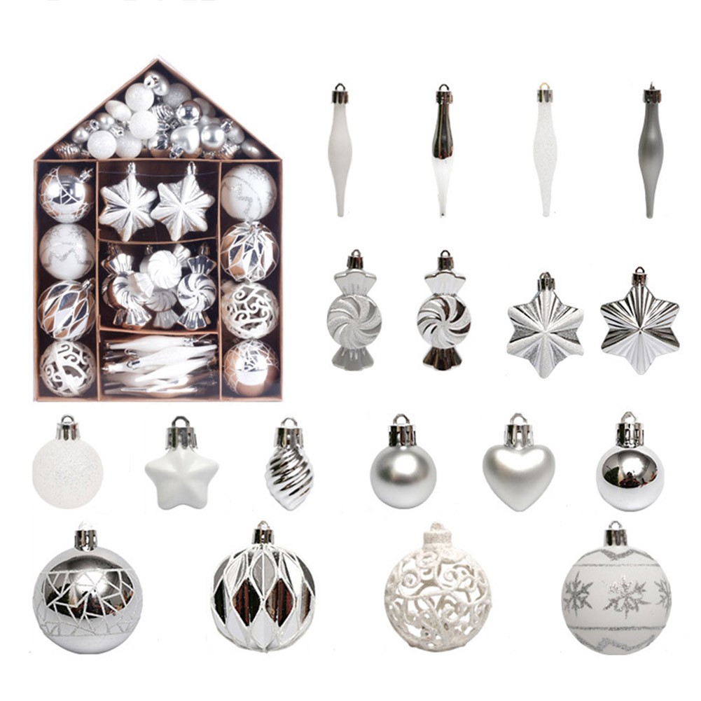 Christmas Ball Ornaments Festive Home Decoration Christmas Party Decor - Picture 19 of 32