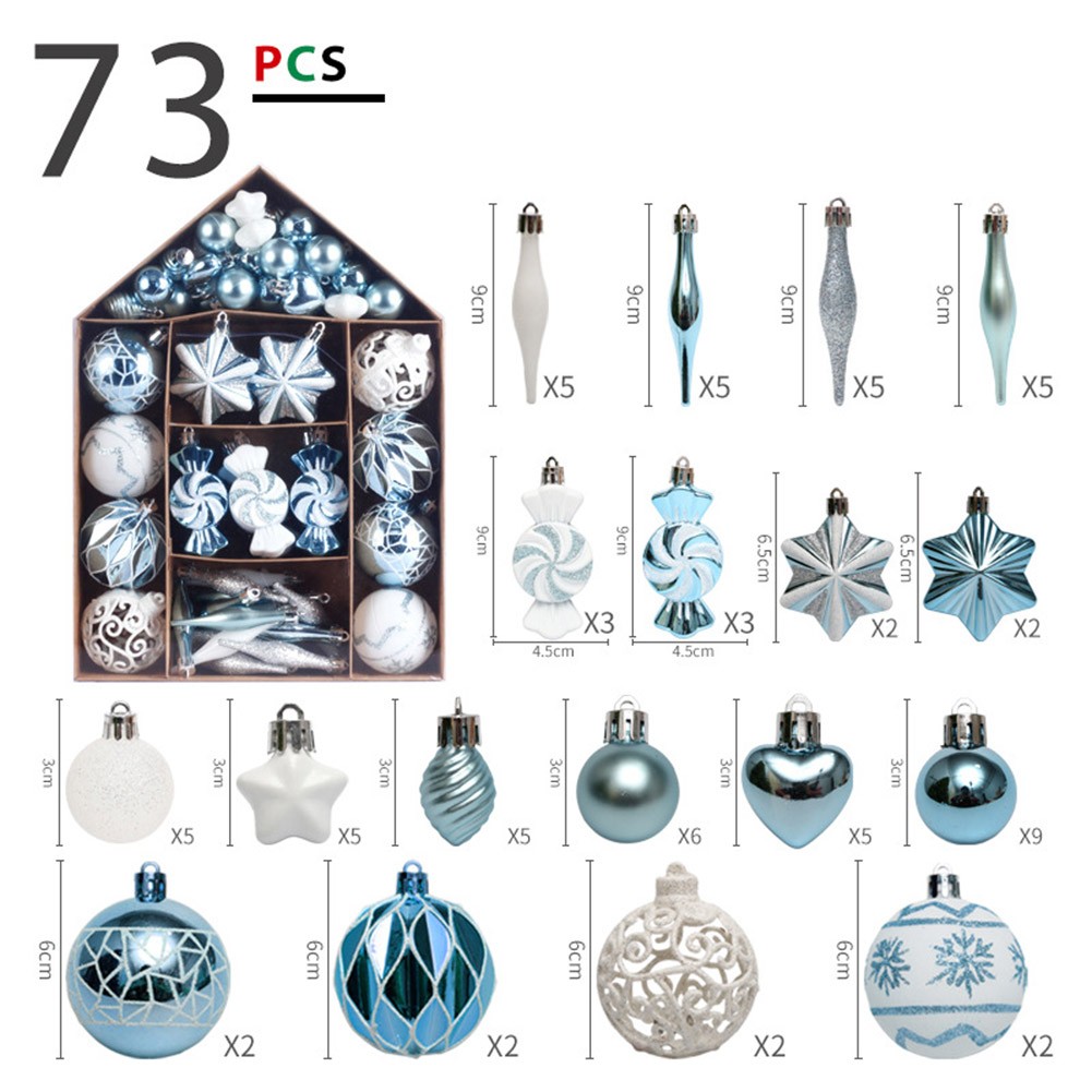 Christmas Ball Ornaments Festive Home Decoration Christmas Party Decor - Picture 22 of 32