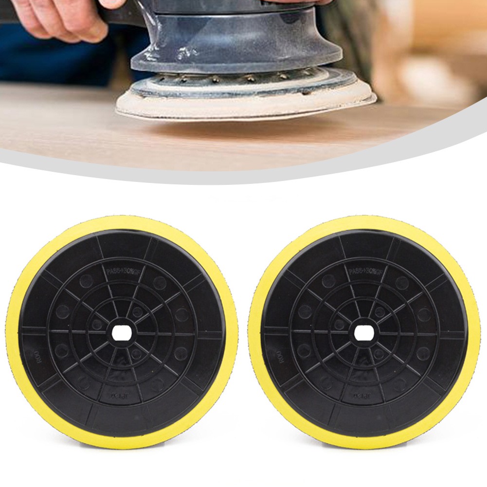 2 Pack 6 Inch Buffer Pads Backing Plates for Cordless Buffer Polishers