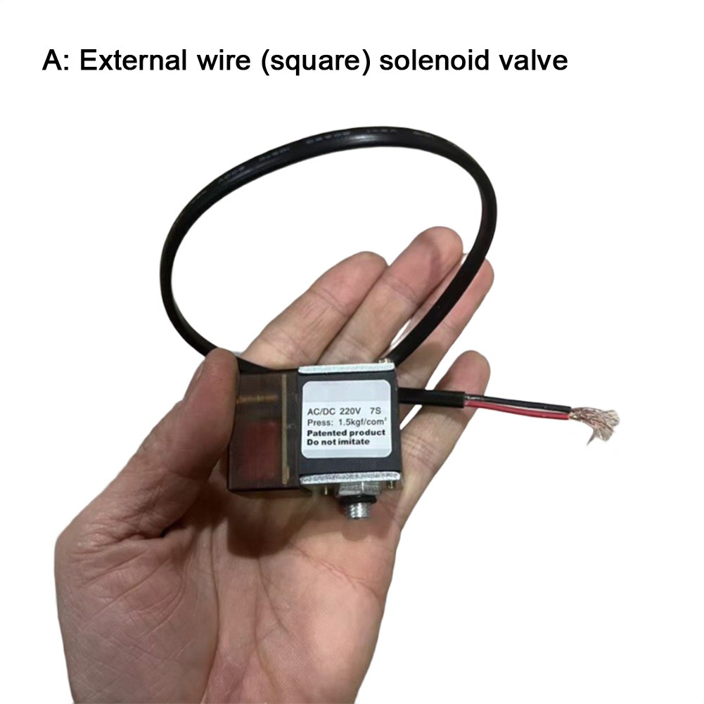 Silent Operation Solenoid Valve with Check Valve for Air Compressor Pump Use