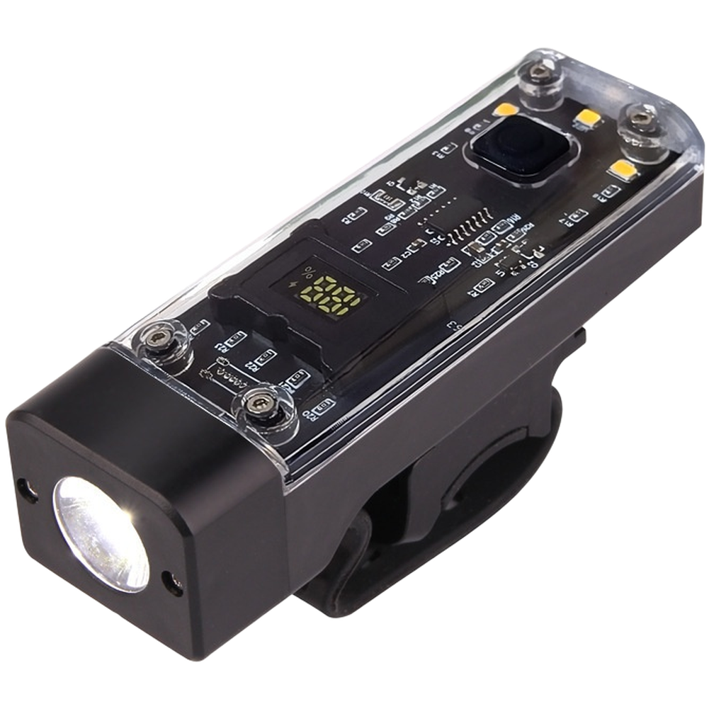 Mountain Bicycle Headlight with USB Rechargeable Battery and Dual LEDs