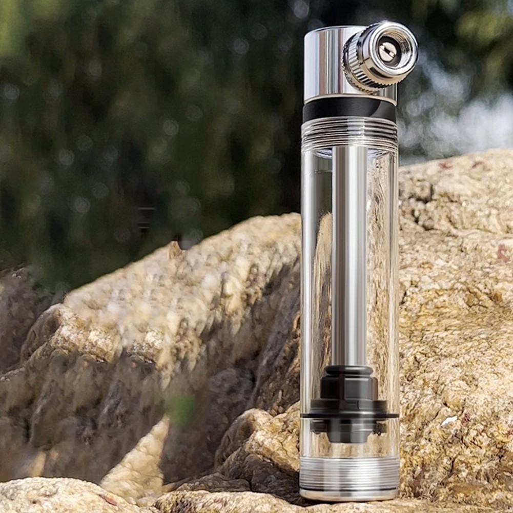 Compact Portable Road Bike Pump Transparent Design High Pressure Mini Pump - Picture 25 of 28