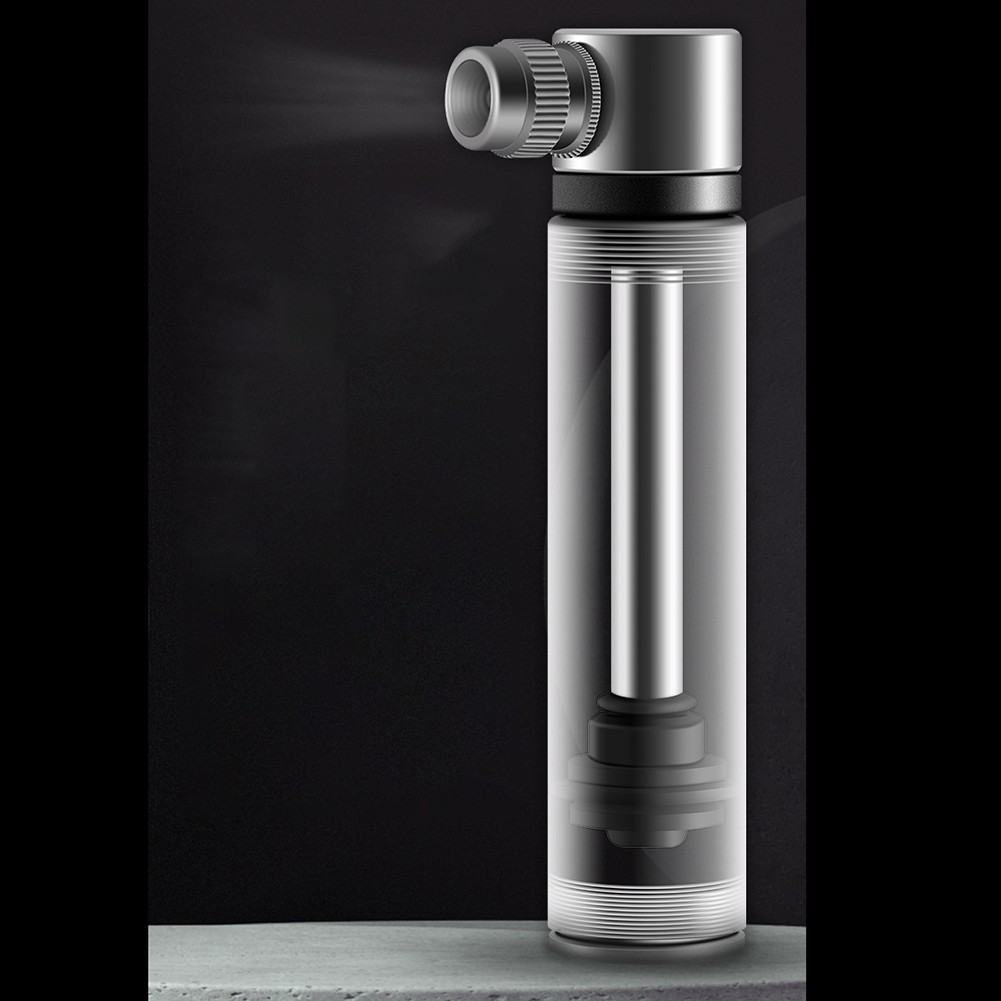 Compact Portable Road Bike Pump Transparent Design High Pressure Mini Pump - Picture 23 of 28