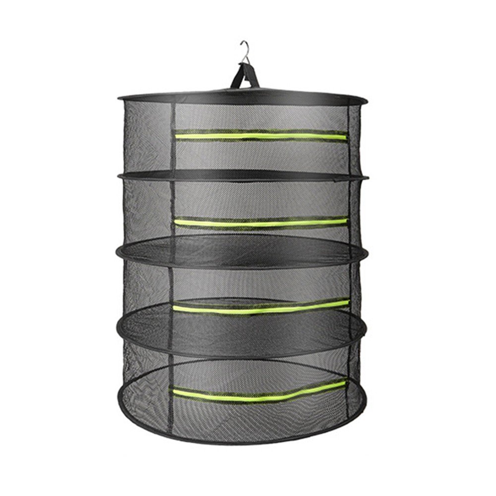 48 Layer Outdoor Foldable Drying Net Mesh with Strong Windproof Hanging Hooks - Picture 4 of 6