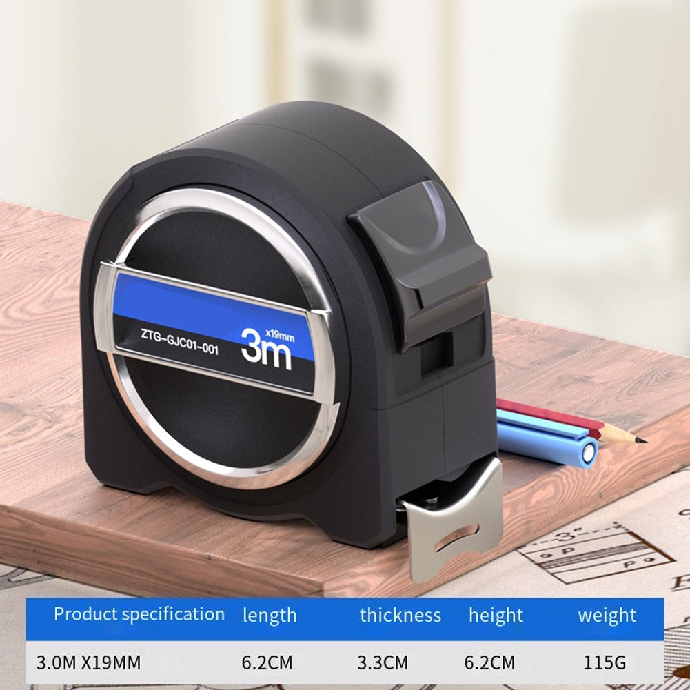 Precision 5 Meter Steel Tape Measure with Secure Lock and Matte Finish Grip