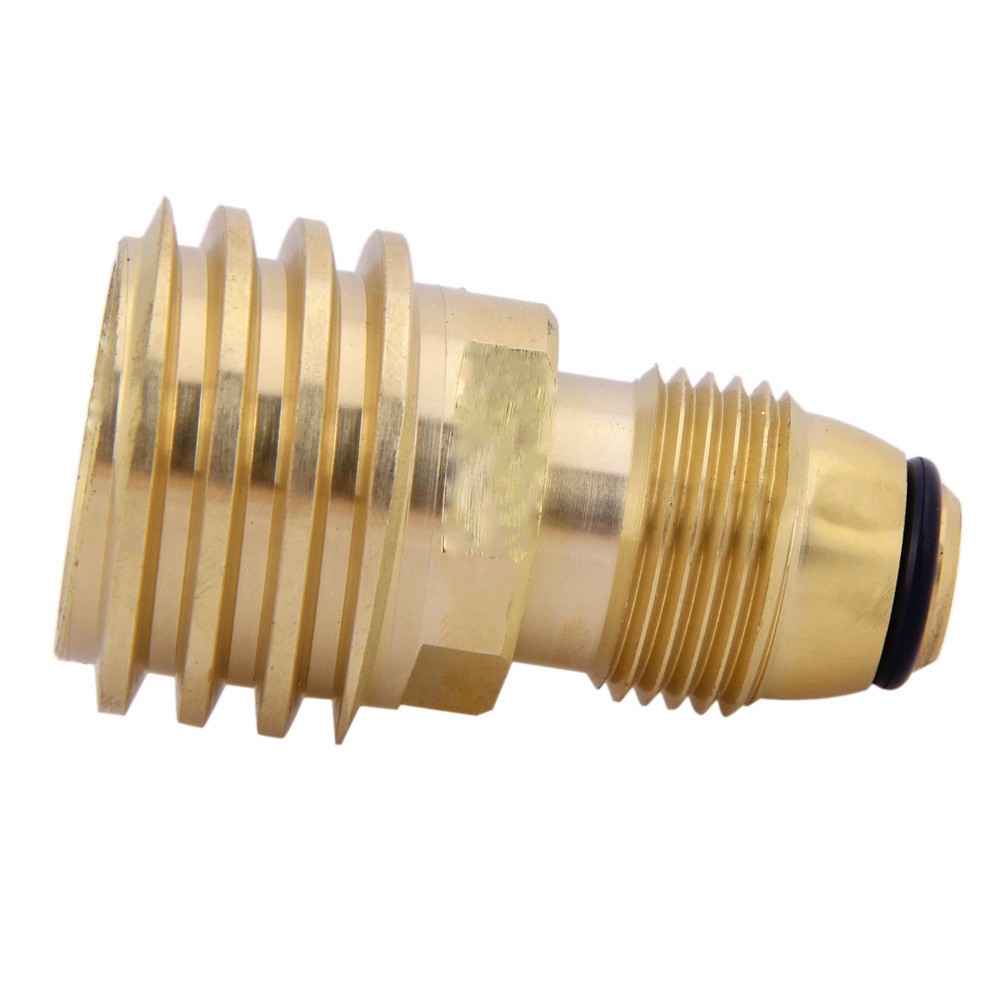 20lb to 1lb Propane Tank Adapter for Flexible Connection to For QCC1 Hose